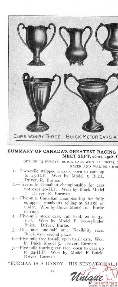 1908 Buick Victories Brochure Page 4